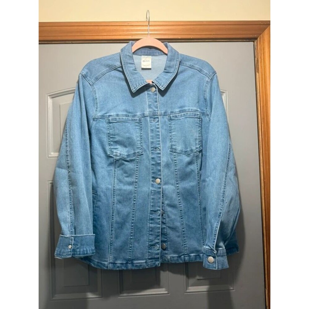 Denim jacket, size large like new